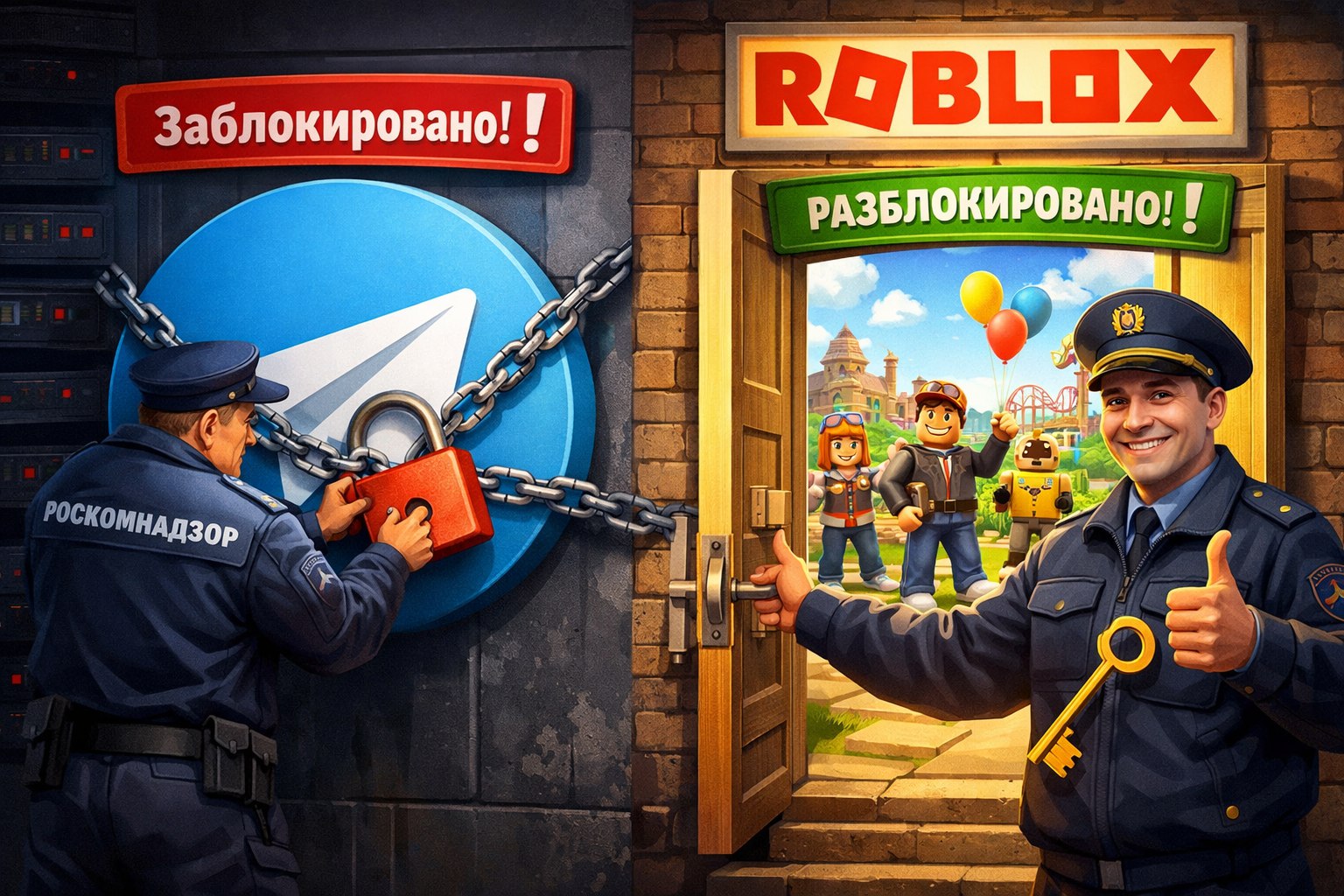 Слухи о возврате Roblox и блокаде Telegram: есть ли основания?