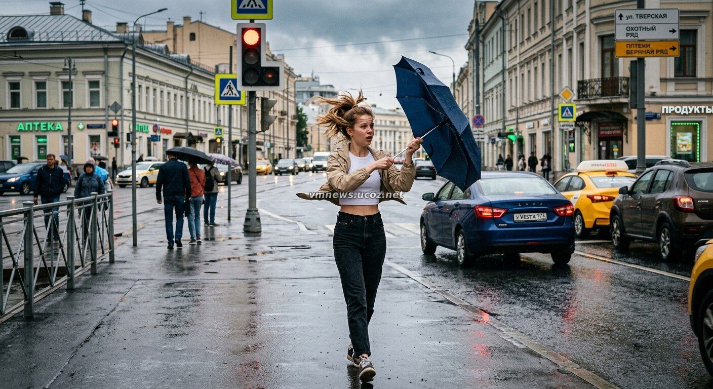 В Московском регионе объявлен «жёлтый» уровень погодной опасности из‑за сильного ветра