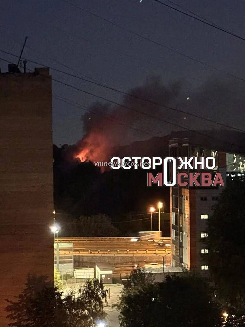 Пожар произошел в бывшей усадьбе князей Голицыных в Балашихе